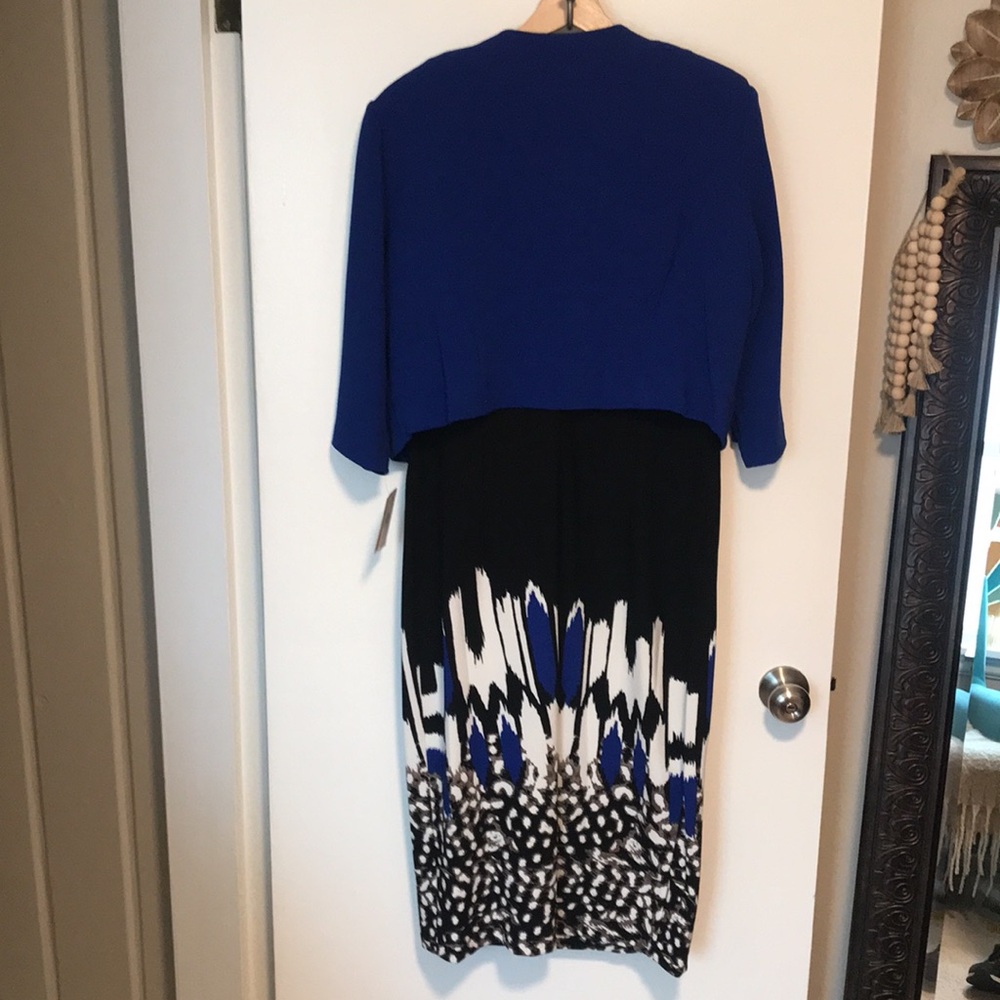 Maya‎ Brooke Womens 12 Bordered Jacket Dress Set - Picture 9 of 10